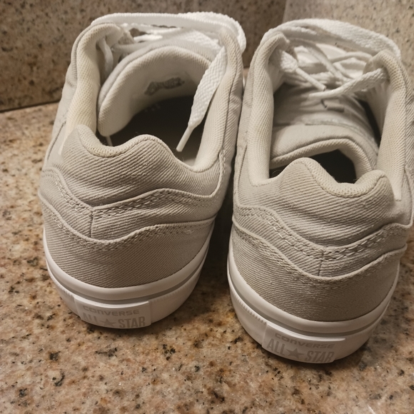Converse All star unisex gray & white tennis shoes Men's  9  Women's 10.5 - Picture 12 of 15